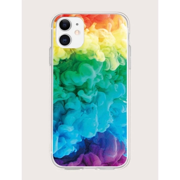 Rainbow Smoke iPhone 12 Pro Max Case 💜